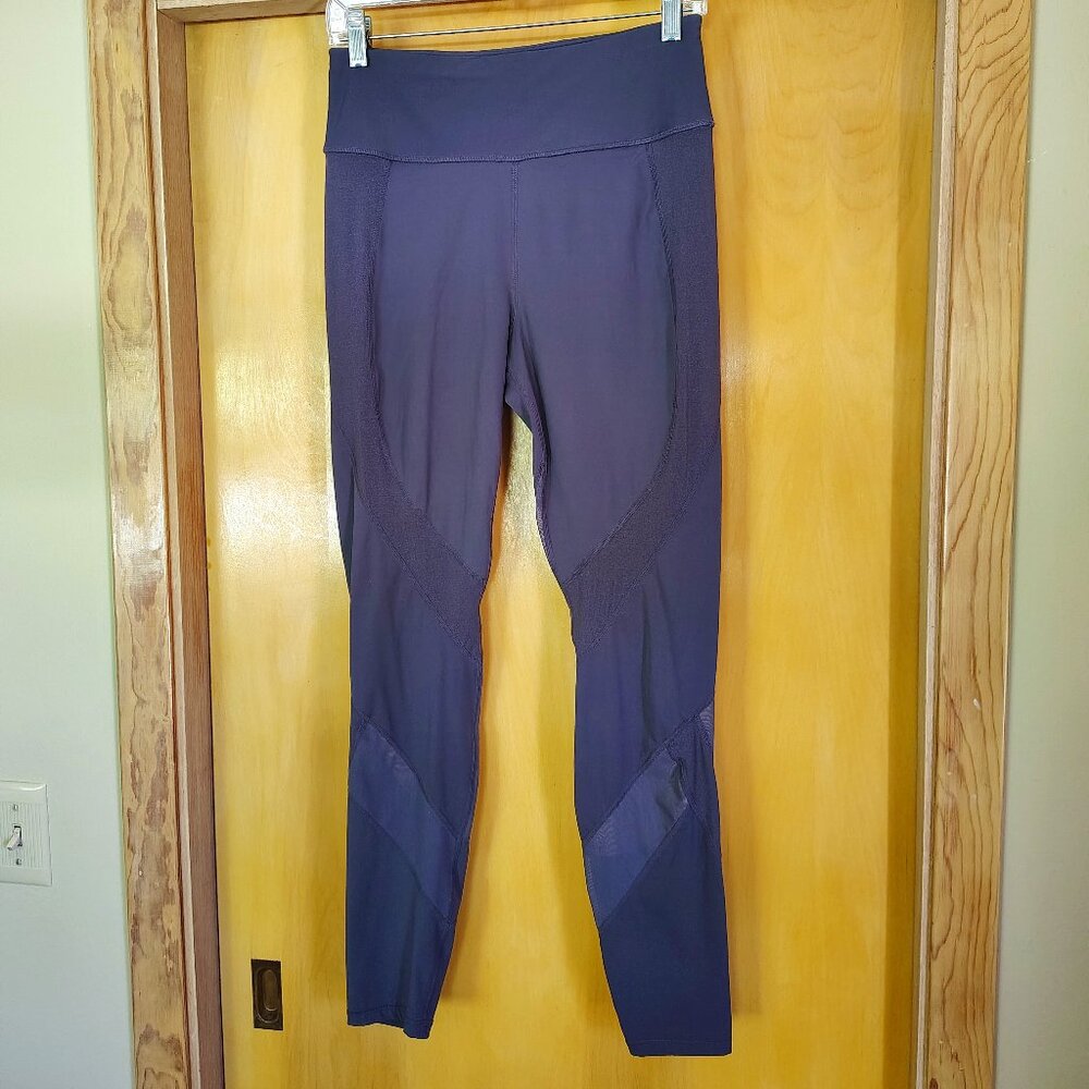 Avia Gray Legging with Mesh Medium Full Length High Rise